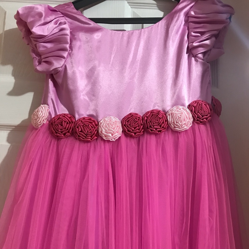 A kids pink dress